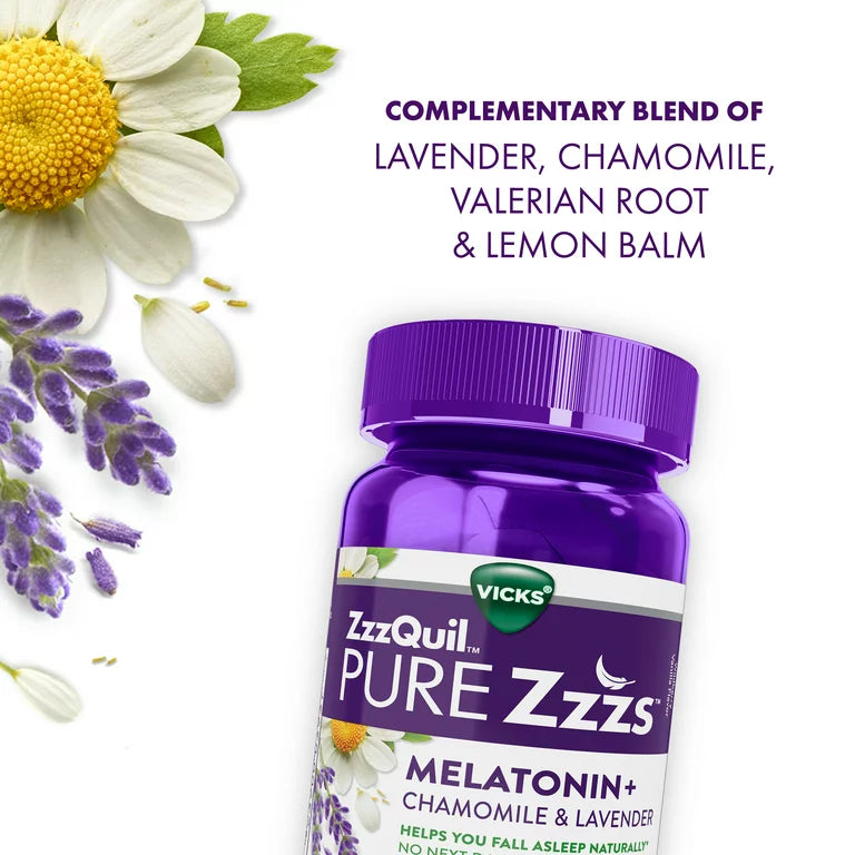 Vicks PURE Zzzs Melatonin Sleep Aid Gummies