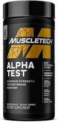 MuscleTech AlphaTest Testosterone Booster for Men