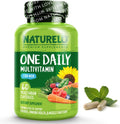 NATURELO One Daily Multivitamin for Men - with Vitamins & Minerals + Organic Whole Foods - Supplement to Boost Energy, General Health