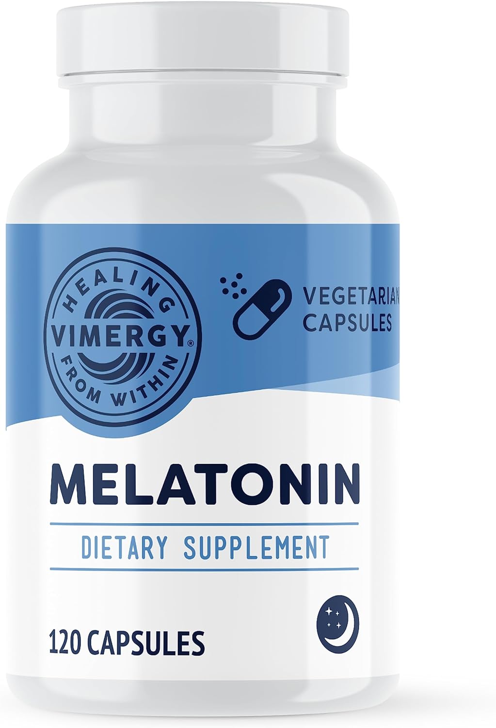 Vimergy Melatonin Capsules, 120 Servings – Natural Sleep Aid – Sleep Supplement