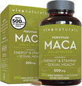 Peruvian Maca Root Supplement for Women & Men, 500mg - Traditionally Used to Support Sexual Well-Being, Stamina & Endurance - 250 Yellow Maca Root Powder Capsules