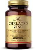 Solgar Chelated Zinc, 100 Tablets