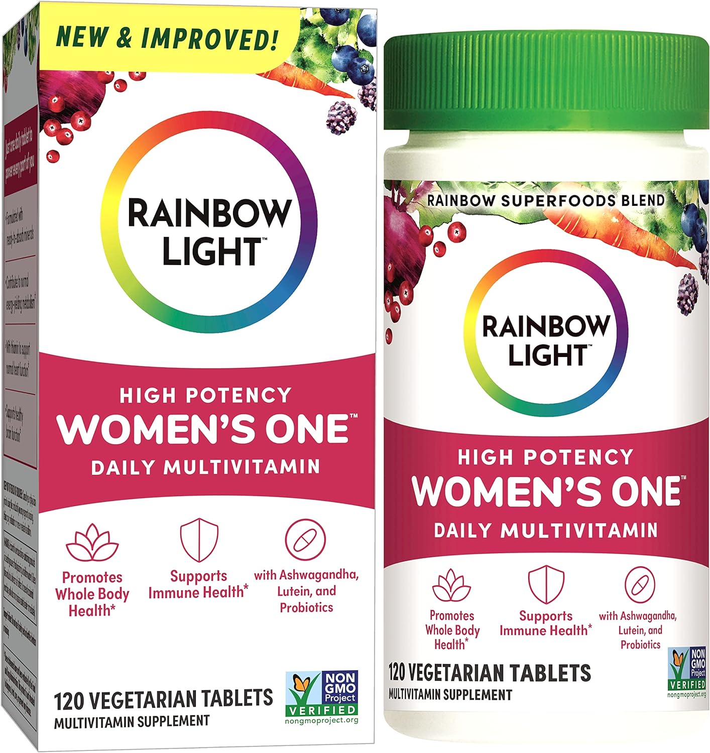 Rainbow Light Women's One, Once-daily, High Potency Multivitamin Supplement; Vegetarian, 90ct