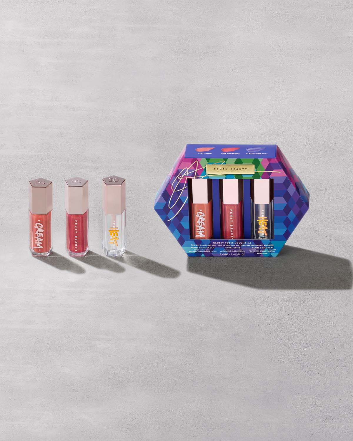 Glossy posse volume 6.0 FULL-SIZE gloss bomb trio