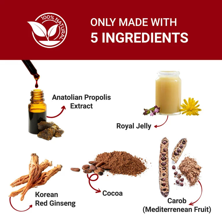 BEE and You Royal Jelly, Ginseng, Propolis Tablets