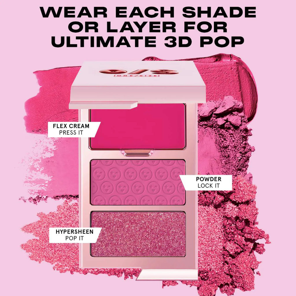 ONE/SIZE Cheek Clapper 3D Blush Trio Palette